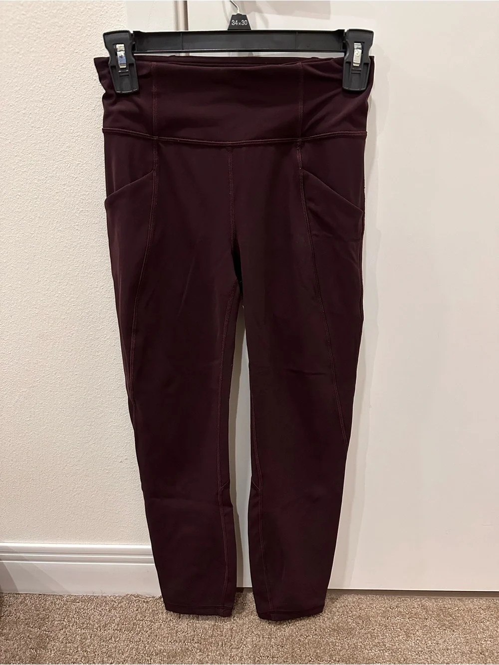 Lululemon Leggings in Deep Burgundy